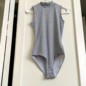 H&M striped bodysuit